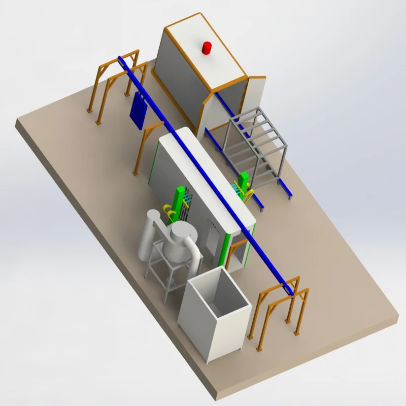 Automatic powder coating line -D1800