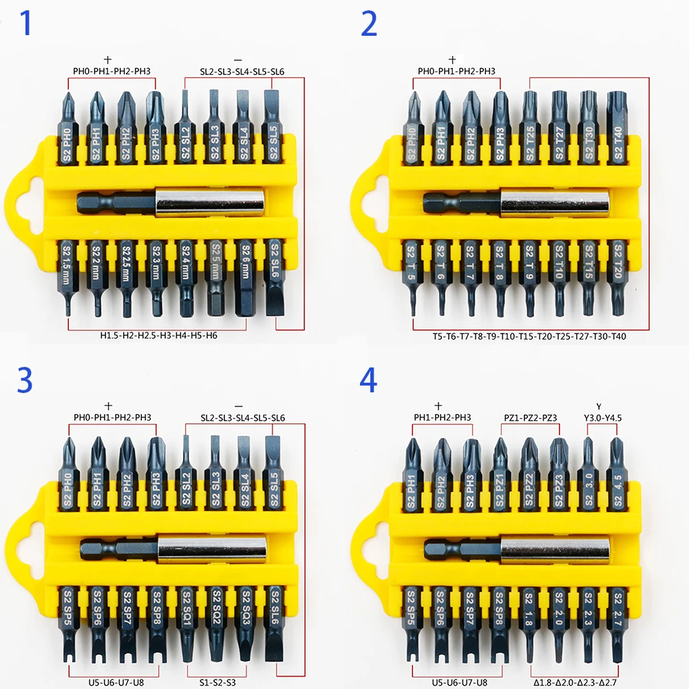 17 шт. Отвертка Набор Безопасности Torx шестигранные ручные инструменты магнитный держатель сталь вскрытия доказательство звезда винт биты