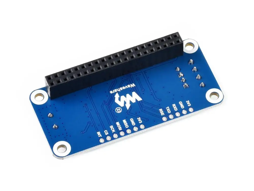 Плата Waveshare RS485 CAN для Raspberry Pi Zero/Zero W/Zero WH/2B/3B/3B + встроенный контроллер CAN: MCP2515 485