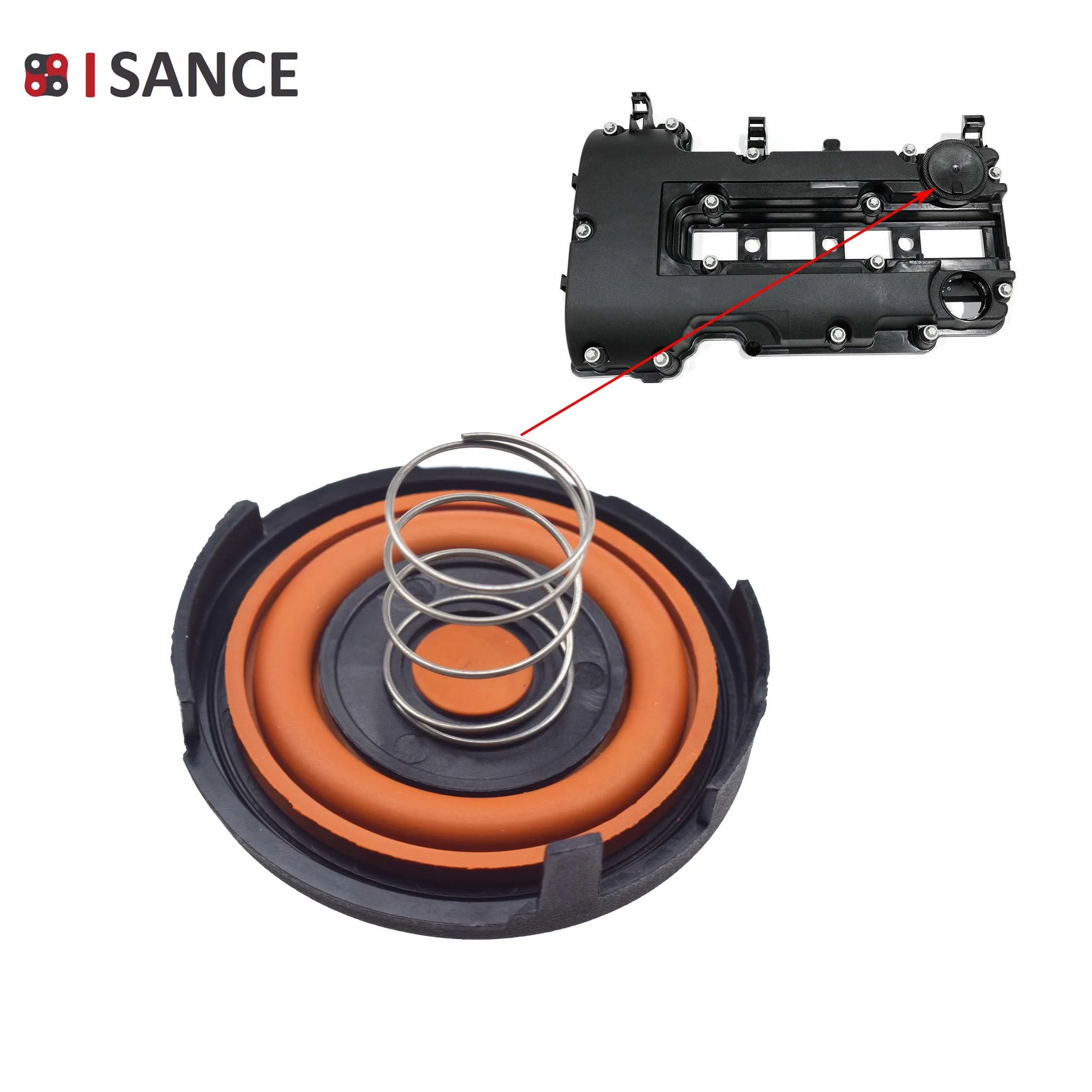 EngineValveCoverPCVValveMembraneSpringForChevroletCruzeSonic