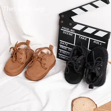 Детская обувь из натуральной кожи, теплые зимние ботинки для девочек, новинка года, зимние ботинки для мальчиков в Корейском стиле, обувь для малышей 0-1-3 лет