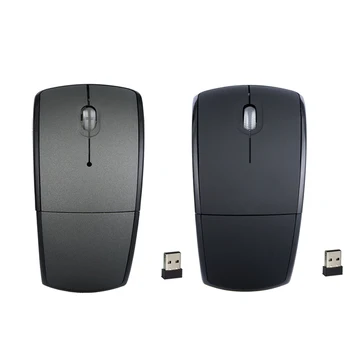 

USB Ultra-Thin Wireless Mouse 2.4GHz Wireless Computer Mouse Foldable Optical Mouse USB Receiver Notebook PC Desktop Office