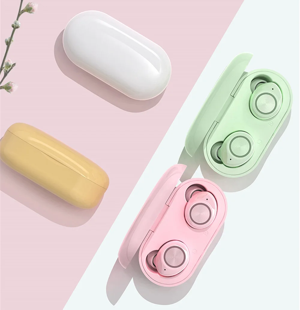 Tw60 tws Macaron беспроводные наушники bluetooth 5 0 гарнитура для xiaomi pk gt1 Q32 inpods i 12 xioami xiomi |