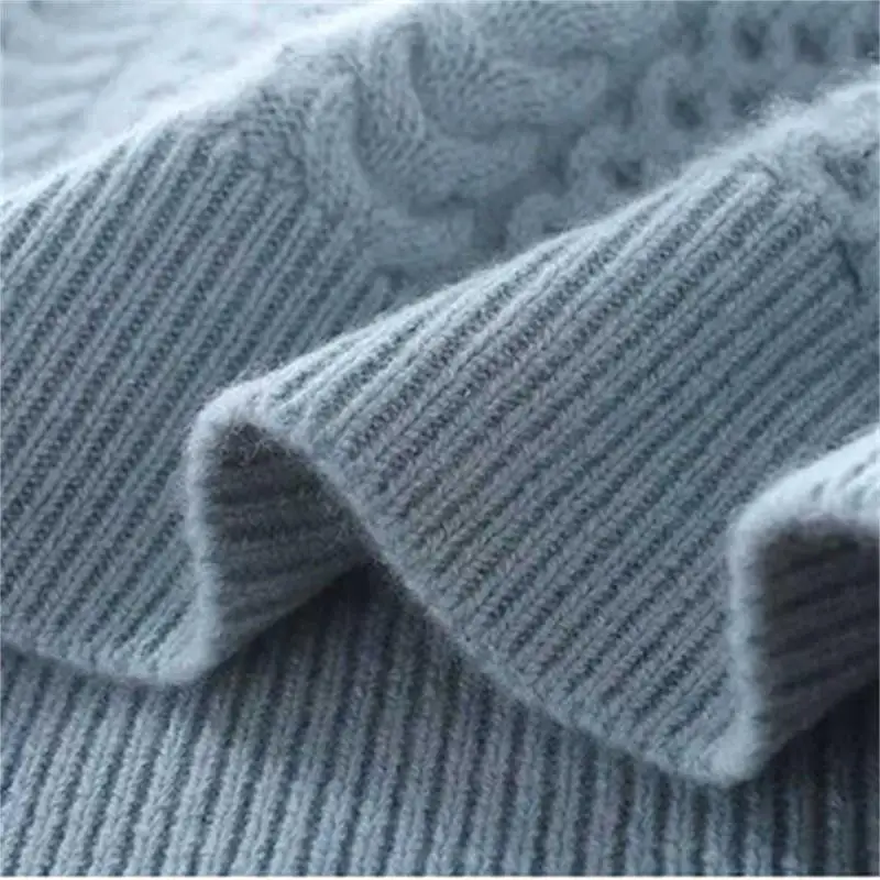 Свитера осень зима свитер женский кашемировый свитер с хомутом женский свитер вязаный пуловер Свободный Плюс Размер Топы