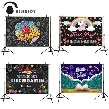 

Allenjoy Graduation Econ Polyester Banners Congratulation School Party Class anniversary Backdrop Background Decor Photocall