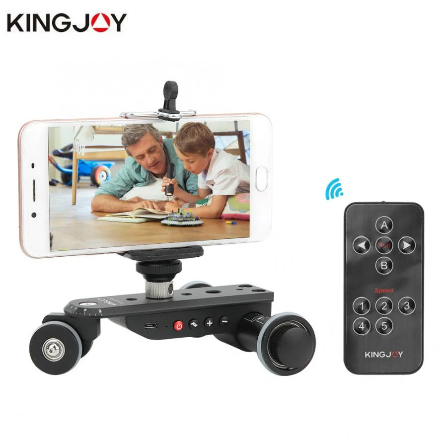 Kingjoy PPL-06S Pro Video Slider Track Dolly 5 уровней скорости регулируемая с 2,4G пульт дистанционного управления для телефона DSLR fotografia Track