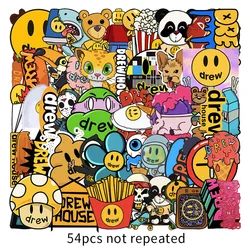 54 do not repeat drew trend cartoon stickers suitcase suitcase laptop car stickers