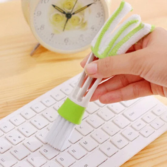 Car Vent Cleaner Double Head Auto Cleaner For Car Dust Collector Cleaning  Cloth Tool For Keyboard Window Leaves Blinds Shutter - AliExpress