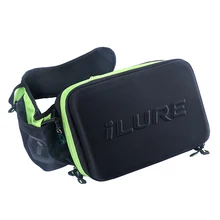 Прочный Открытый большой емкости дышащая молния Рыболовная Сумка износостойкая Регулируемая Многослойная водонепроницаемая защита