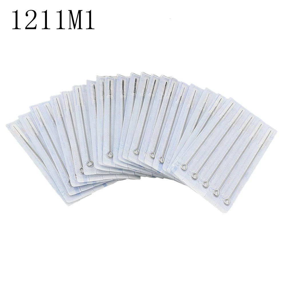 PEPAX 50PCS Professional Disposable Sterilized Tattoo Needle 11M1 Single Magnum Used For Machine Kit Supply | Красота и здоровье