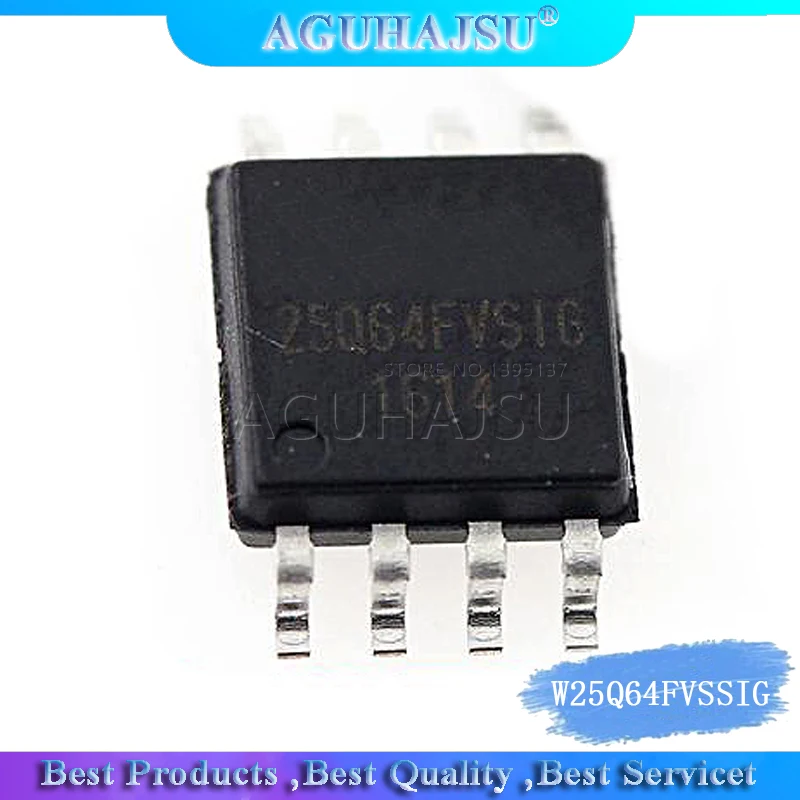 10 шт. / Лот W25Q64FVSSIG W25Q64FVSIG 25Q64FVSSIG 25Q64FVSIG 25Q64FVS1G W25Q64 25Q64 SOP8|chip memory| |