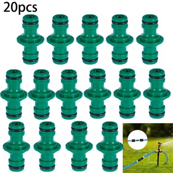 

20PCS 1/2inch Garden Hose Connector Adapter Joiner 2 Way Fitting Quick Coupling Durable Easy To Install And Use