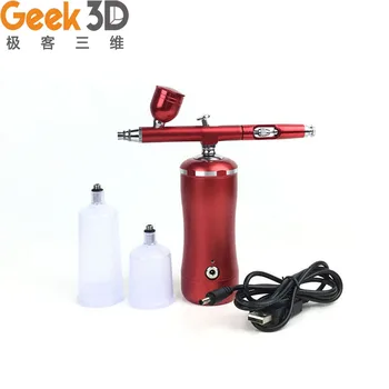 

3D printer-specific model spray airbrush paint coloring portable air pump automatic stop charging mini spray gun SG01 air brush