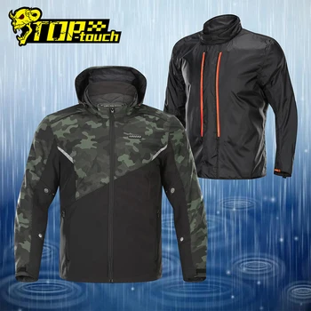 

LYSCHY Waterproof Motorcycle Jacket Men Motocross Jacket Moto Suit Motorbike Riding Jacket Motorcycle Protection For 4 Season