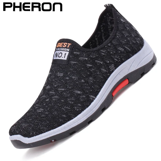 Summer Mesh Men Casual Shoes Breathable Slip on Mens Loafers Lightweight Sneakers Men Non-slip Walking Shoes Zapatillas Hombre 1