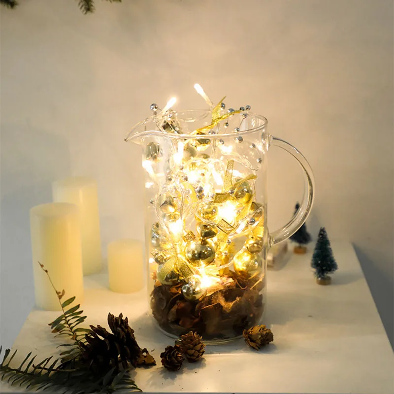 2m LED String Lights Christmas Tree Holiday Decor Home Party Supplies Ornaments