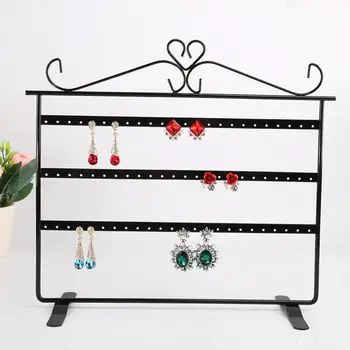 

3-Tier 72 Holes Jewelry Stand Rack Ear Stud Earrings Display Organizer Holder Jewelry Display/jewelry organizer/rangement bijoux