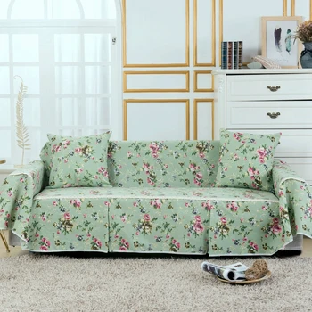 

Printed Slipcover cotton sofa cover for living room Universal Sofa Towel All-inclusive Dust Couch Cover Four Season 1-4 seats