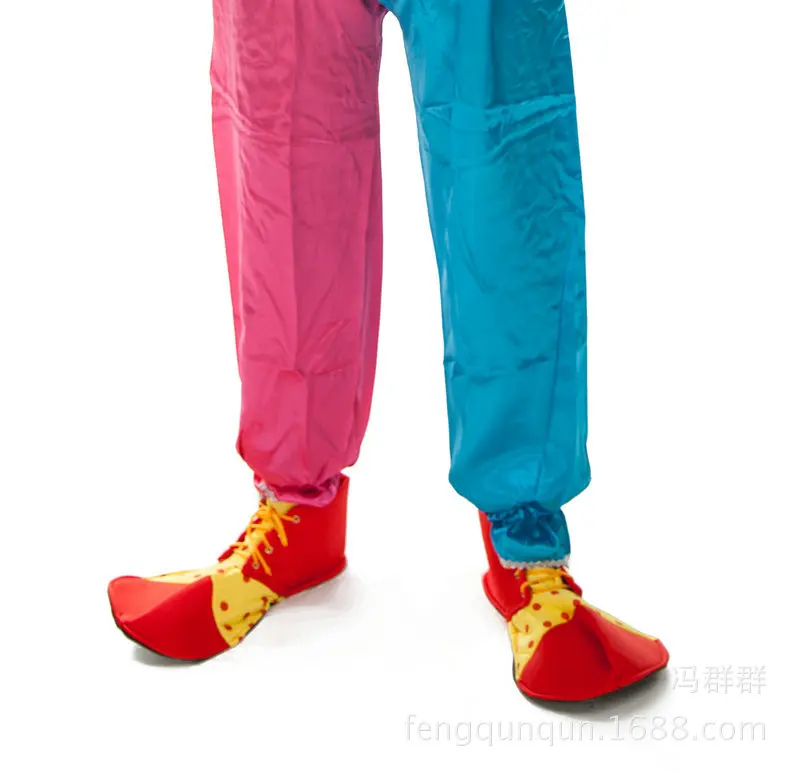 Halloween Ball Performance Clown Performance Dressing up Clown Shoe Clown Clothing Sponge Shoe