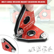 Outil de positionnement de soudage magnétique réglable, outils de localisation, pince à Angle droit, fixation de soudage 30 60 90 support magnétique de soudage 1/2 pièces 