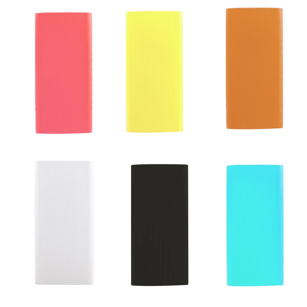 Silicone 10000mAh Power Bank Case Cover External Battery Pack For Xiaomi Model PLM09ZM