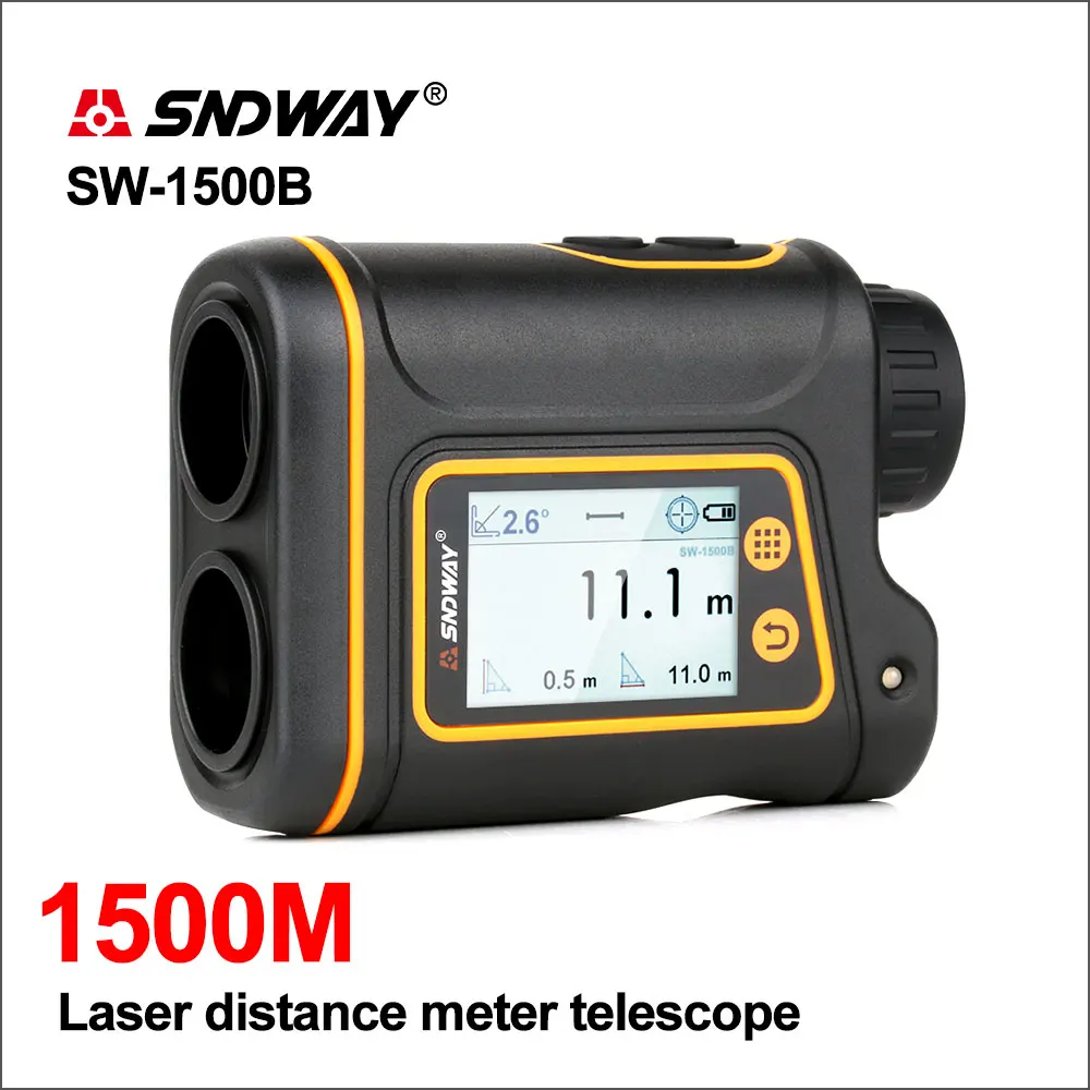 SNDWAY Laser Rangefinders Telescope Laser Distance Meter Hunting RangeFinder Tape Measure Roulette 1000m 1500m Golf Range Finder SNDWAY Laser Rangefinders Telescope Laser Distance Meter Hunting RangeFinder Tape Measure Roulette 1000m 1500m Golf Range Finder