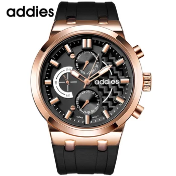 

ADDIES Luxury Top Brand Multifunction Sports Waterproof Watches Army Military Luminous Man Wristwatch Quartz Clock Relogio