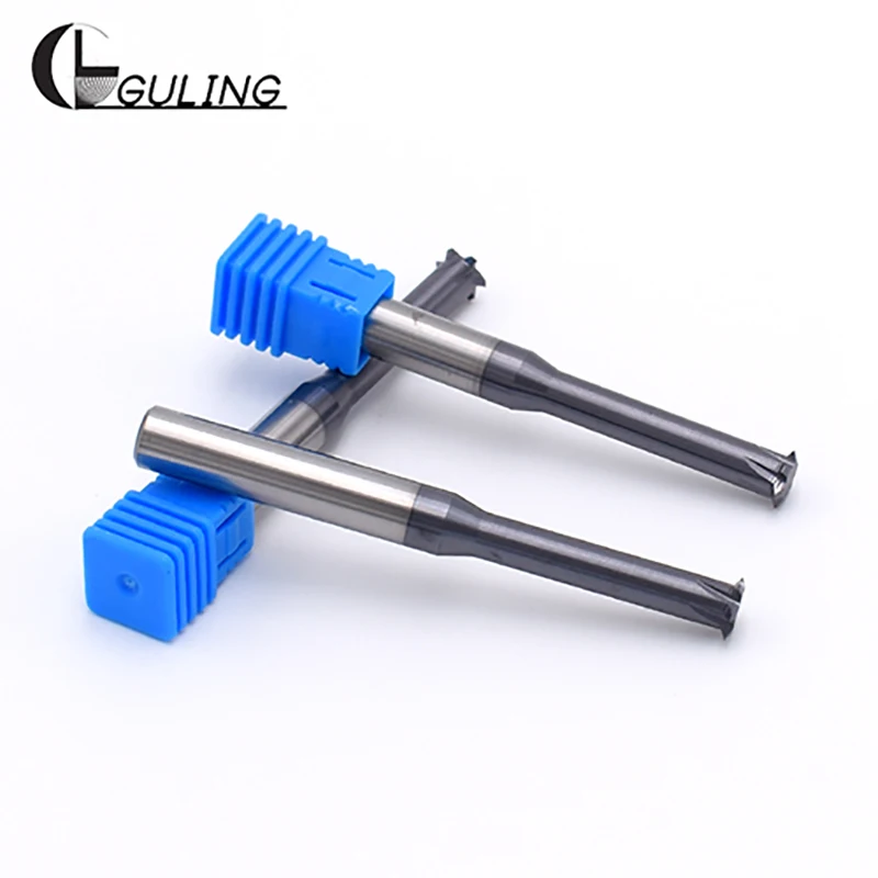 Guling 단일 플루트 텅스텐 카바이드 나사 엔드 밀 cnc 나사 밀링 커터