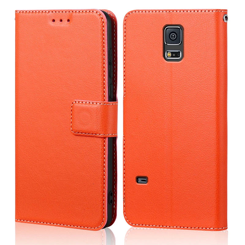 Luxury Retro PU leather Case For Samsung Galaxy S5 SV I9600 G900 SM-G900F SM-G900H S5 Neo SM-G903F G900F G9006V flip Case cover 5