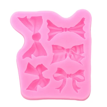 

Pink Bows Shape 3D Silicone Mold Soap Fondant Chocolate Moulds Candy Cake Molds Sugar Arts Flower DIY Wedding Decor