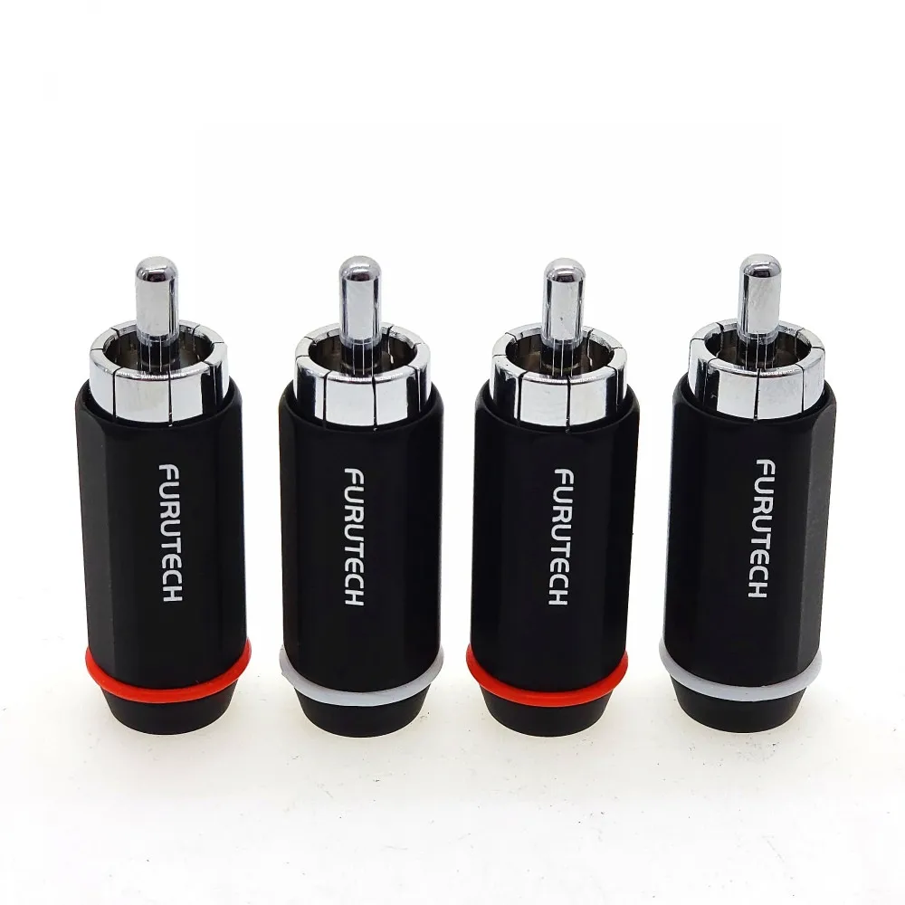 Conector Rca de Alta Fidelidade Pino Central Original Feito no Japão tipo Furutech