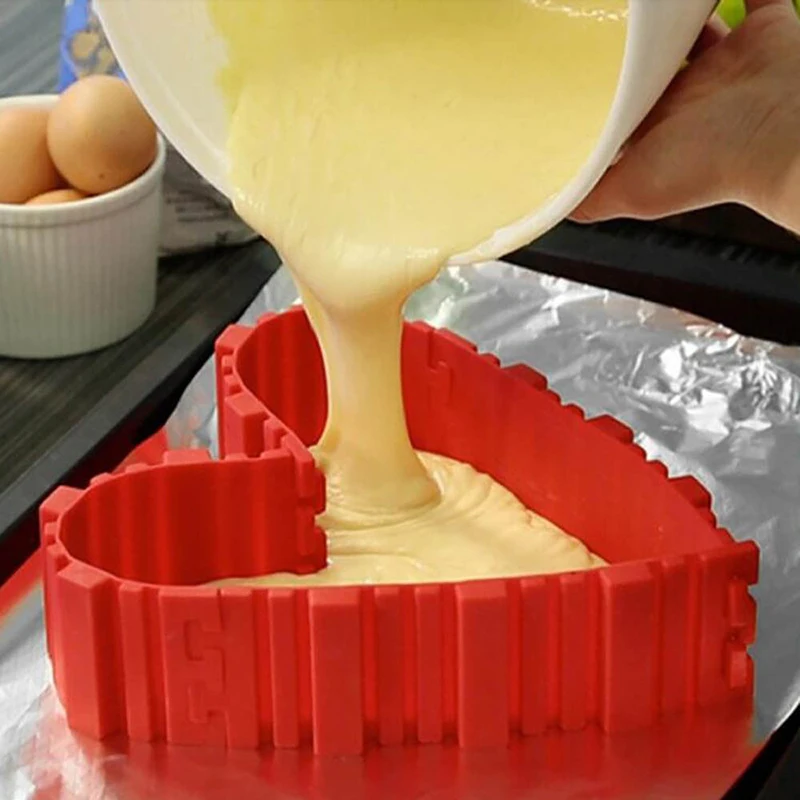 4 Pcs/Set DIY Bake Snakes Silicone Cake Mold Creative Baking Magic Bakeware Mould Pastry Tools Portable | Дом и сад