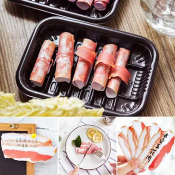 

Creative Stationery Daily Life Food Series Sticky Notes Message Notebook Removable Self-stick Notes Japanese Style Memo Pads