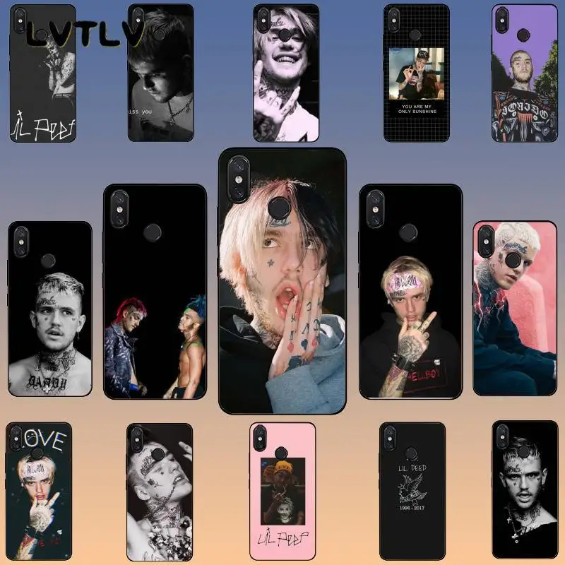 LVTLV Lil Peep Bo Pattern TPU Soft Phone Case for Xiaomi 8 9 se 5X Redmi 6pro 6A 4X 7 5plus note 5 | Мобильные телефоны и