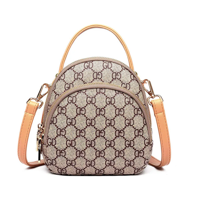 

2019 New Style Fashion Korean-style Shoulder Bag Women's Mini Mobile Phone of Bag Women's Full Pu Versatile Mobile Phone Bag Sho