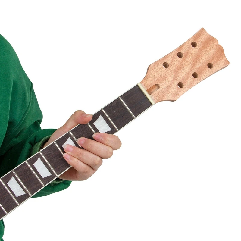 Lp Electric Guitar Neck Mahogany Fingerboard Sector 22 Fret DIY Replacement | Спорт и развлечения