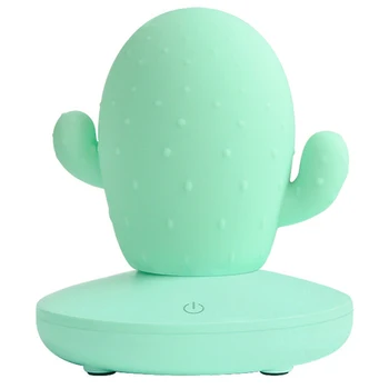 

USB LED Press Dimming Cactus Silicone Night Light Kids Bedroom Home Modern Indoor Study Bedside Decoration Creative Gift Lamp