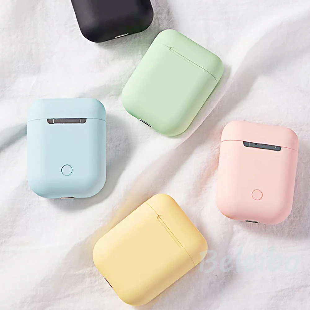 I12 tws Macaron беспроводные наушники Bluetooth 5 0 игровая гарнитура оригинальные сенсорные