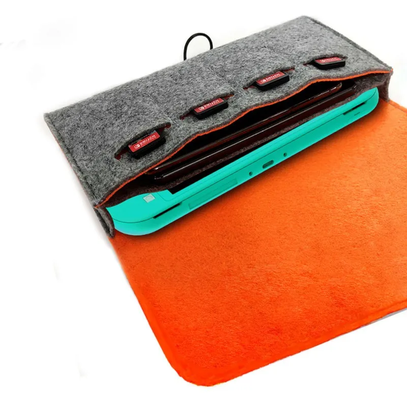 

Storage Bag Double Layer Ultra-light Shock Absorption Dust-proof Sweat-proof Protection Case With Game Card Slot For Switch Lite