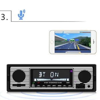 

AUX Car MP3 Player Accessories Replacement Sound 12V Bluetooth USB 2.0