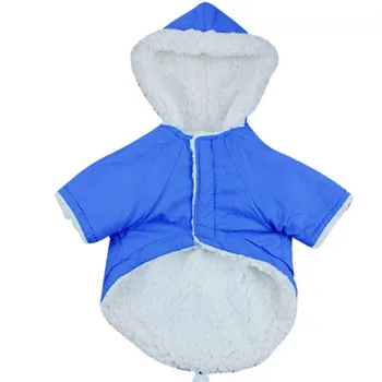 

Pet Dogs Cashmere Double Pockets Hoodie Coat for Autumn Winter Puppy Warm Costume