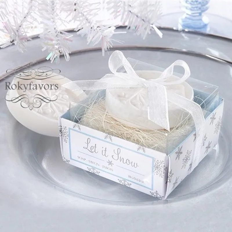 snowflak soap favors (2)