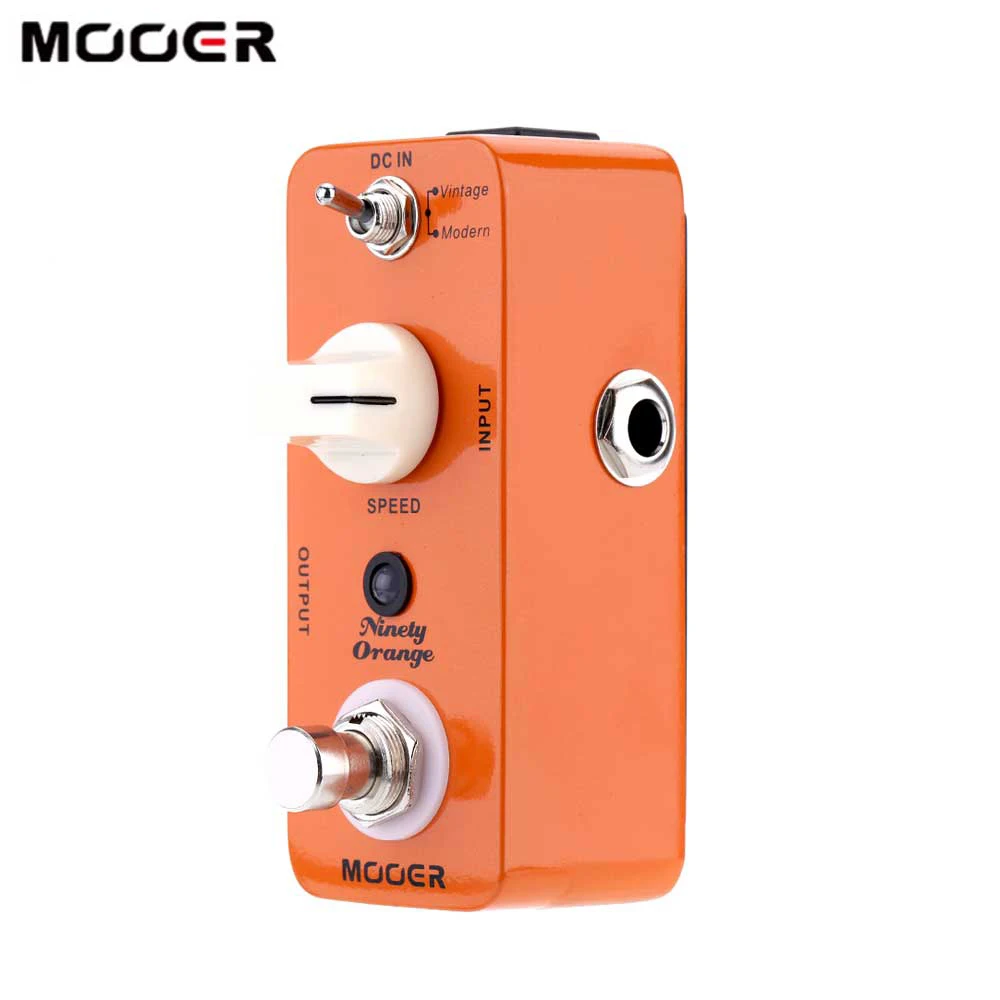 

Mooer педаль для гитарных эффектов аналоговый Phaser винтажный современный для электрической гитары богатый звук MPH1 Ninety гитарный Педальный процессор для эффектов