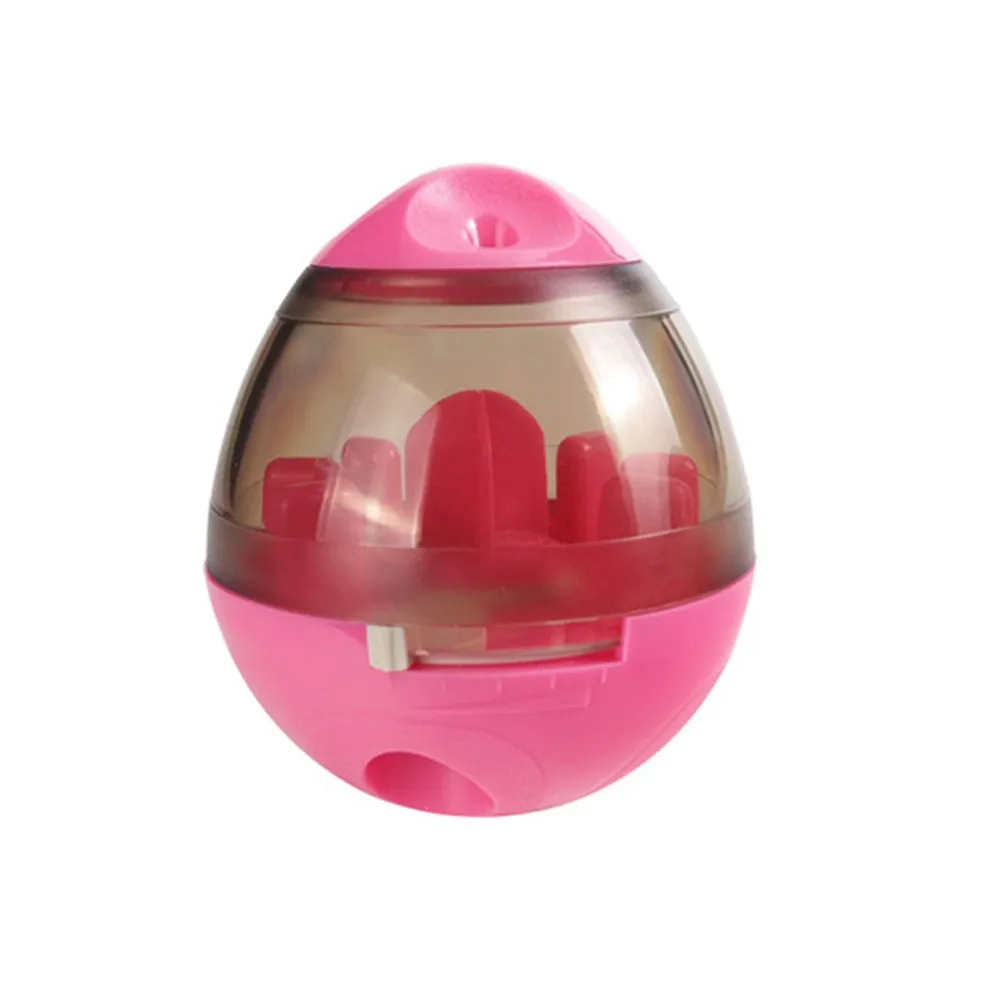 MEI RED Pet Food Cats and Dogs Puzzle Interactive Tumbler Pets Leap Food Pets Slow Feeding Training Feeding Accessories Pet Supplies - Цвет: MEI RED