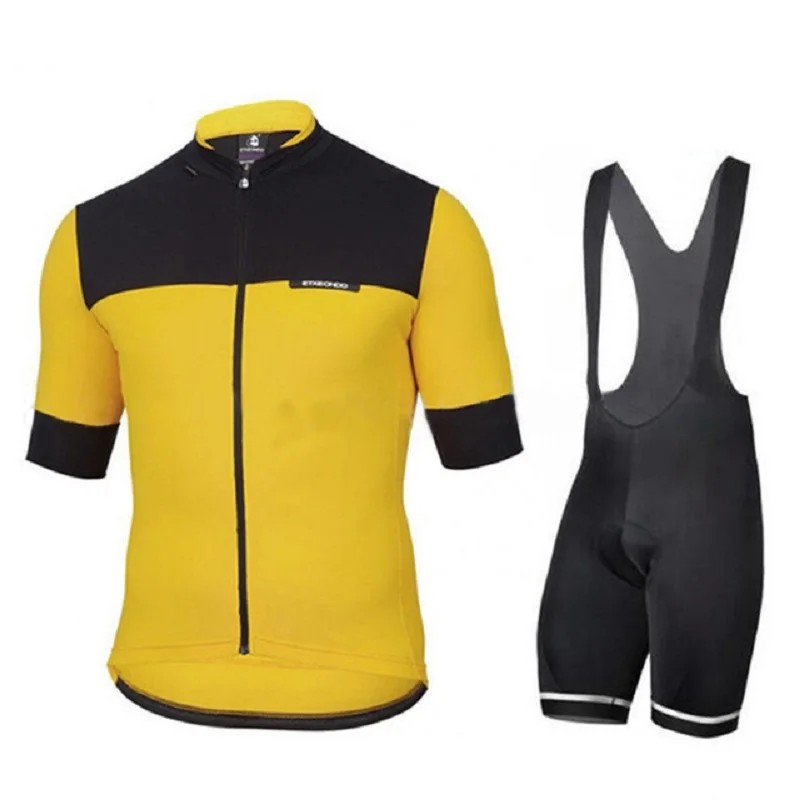 Etxeondo одежда для команды велосипедистов велосипед Джерси Быстросохнущий велосипед для мужчин одежда с короткими рукавами pro гель набор велошорт - Цвет: Set 1