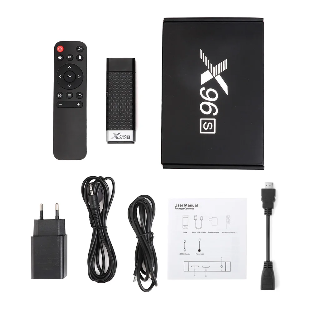 Smart TV Stick Android 9.0 TV Box X96S Amlogic S905Y2 DDR3 4GB 32GB 14 13