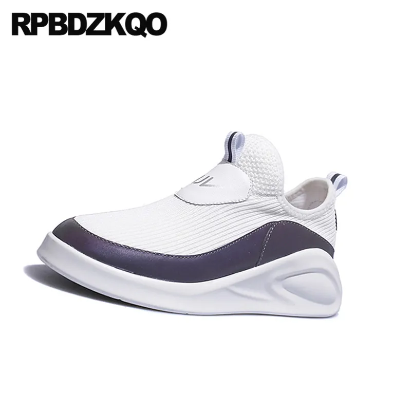 ladies slip on wedge trainers