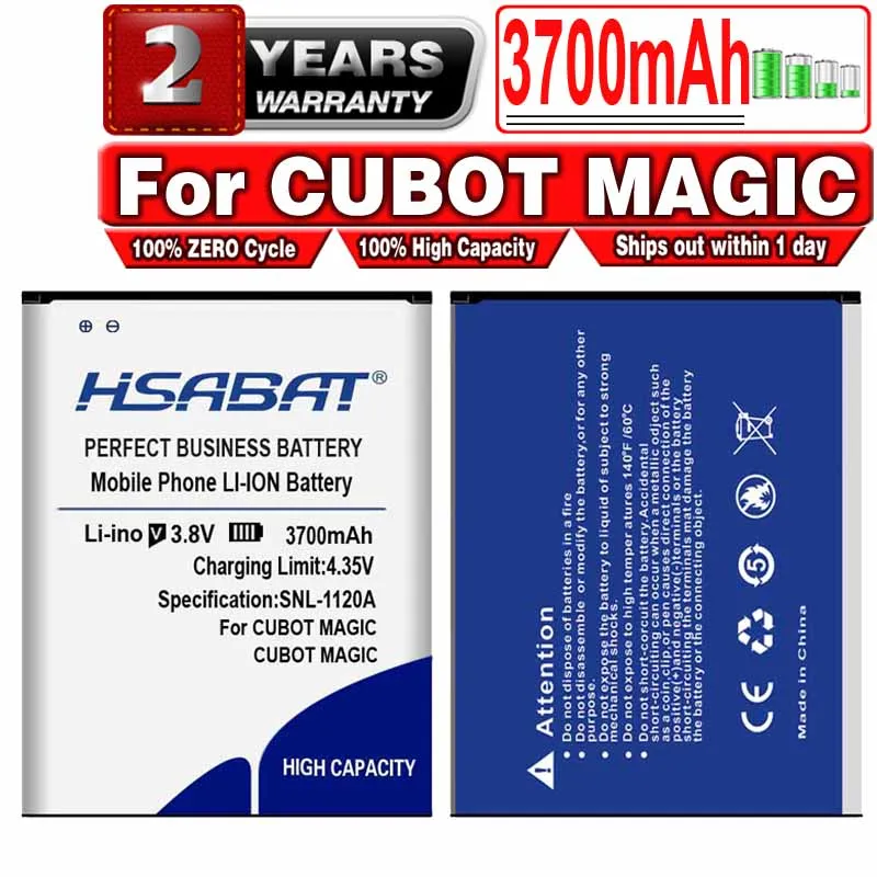 Аккумулятор HSABAT 3700mAh для CUBOT MAGIC|Аккумуляторы мобильных телефонов| |