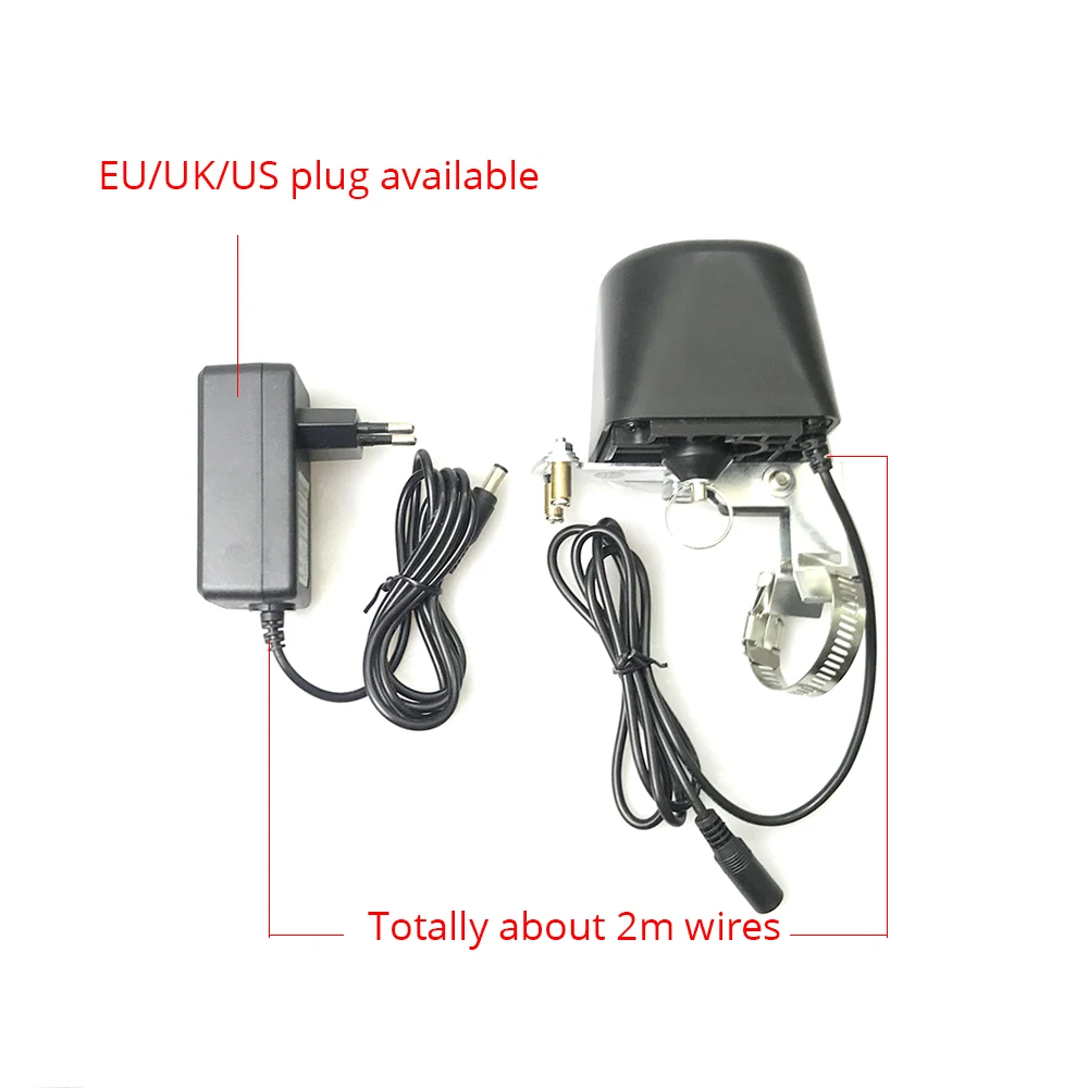 Tuya ZigBee Smart Wireless Control Gas Water Valve Smart Home Automation Control Valve for Gas Work with Alexa Google Assistant electric shut off valve
