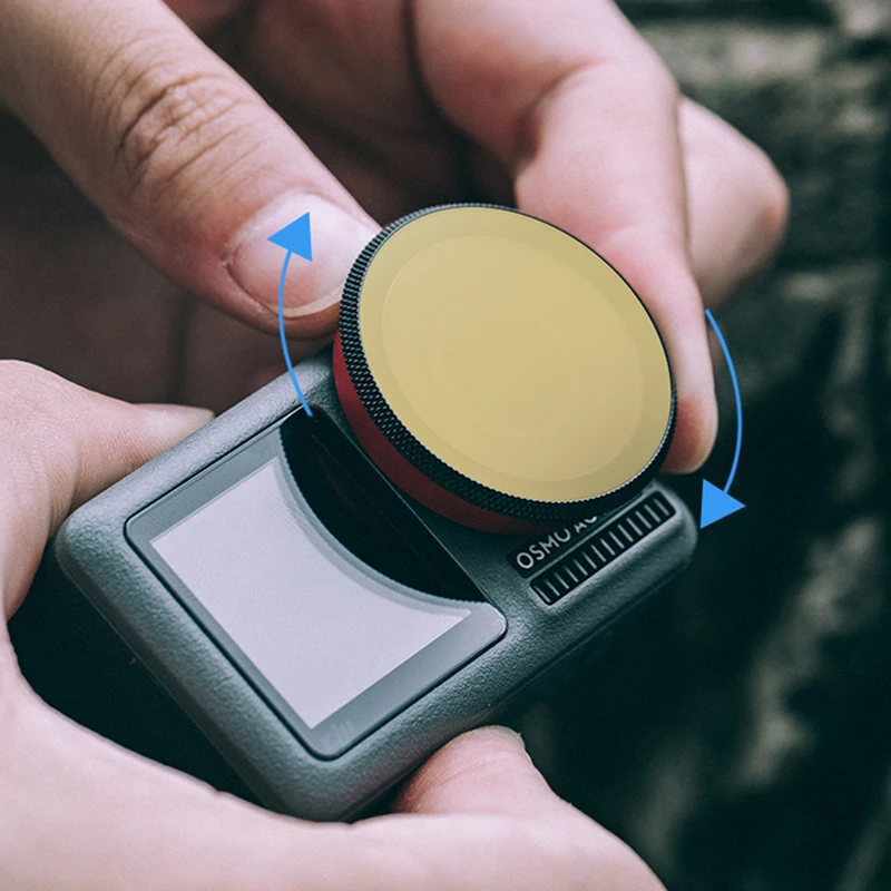 PGYTECH Профессиональный фильтр объектива для DJI OSMO ACTION UV CPL ND 4 8 16 32 нейтральная плотность Градиентные Фильтры камеры для osmo action